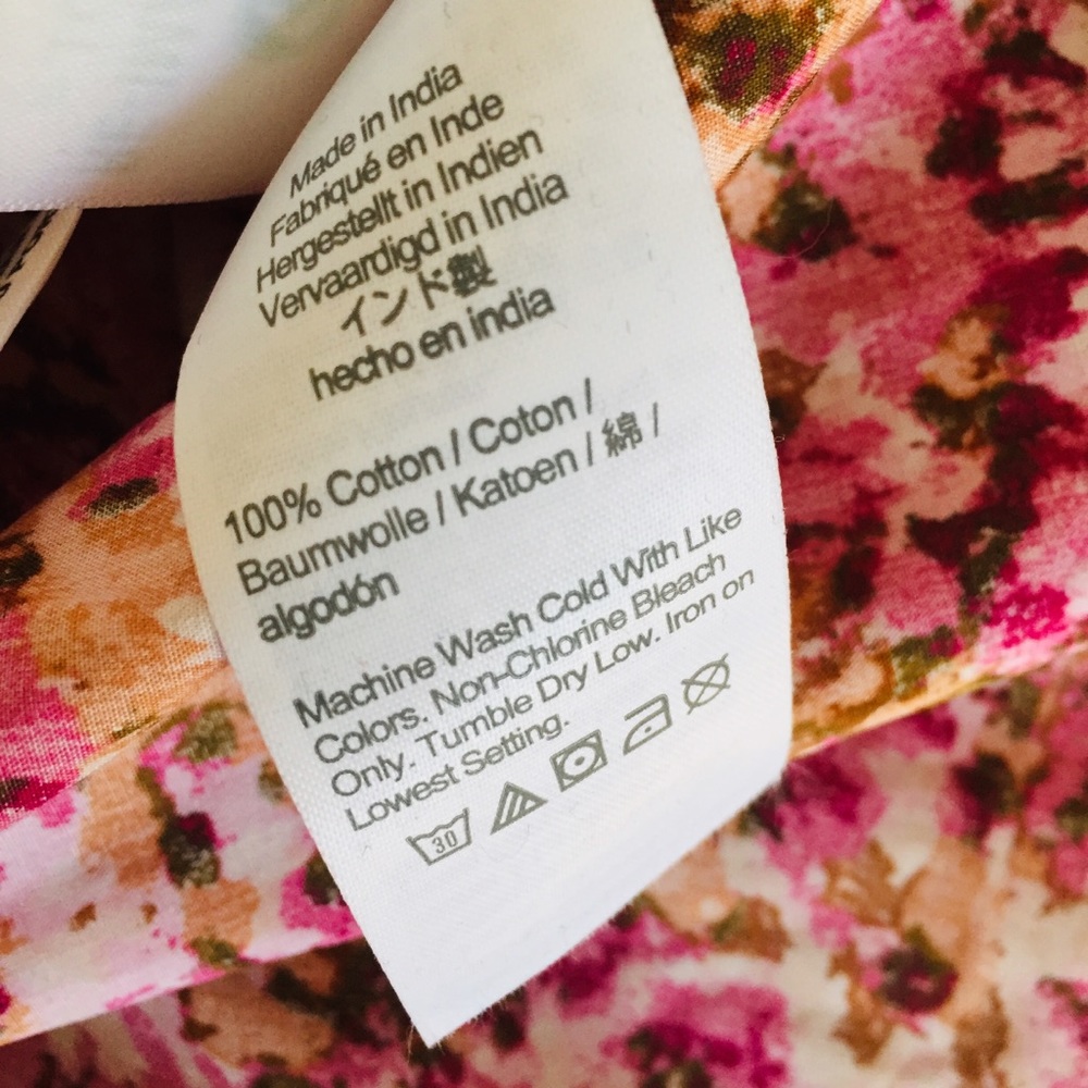J Crew Smocked Puff Sleeve Dress In Faded Floral Cottagecore Whimsical - Picture 13 of 14
